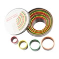 thumbnail image 1 of Juego de 12 Uds. De anillos para Mousse con caja de almacenamiento, cortadores de repostería para galletas de Navidad, juego de moldes de acero inoxidable, 1 of 8