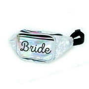 Bride Holographic Silver Metallic Fanny Pack