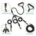 thumbnail image 6 of 3 Way Dog Leash No Tangle,Detachable 360° Swivel Device,Multiple Dog Leash with Padded Handle,for Walking and Training Three Dog Leash - black, 6 of 7