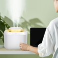 thumbnail image 3 of Difusor de aceite esencial de plástico ABS, humidificador de aire USB, generador de niebla fría, ambientador, humidificador para bebé de 3, blanco perfecl Humidificador de aire casero, 3 of 7