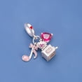 thumbnail image 2 of 925 Sterling Silver Gramophone Dangle Charm For Bracelets & Bangle Pendant Jewelry, 2 of 4