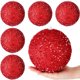thumbnail image 2 of 6 pcs Christmas Ball Ornaments, Christmas Ball Decoration 3.15 Inch Xmas Tree Foam Decorations, Holiday Hanging Balls (Red), 2 of 5