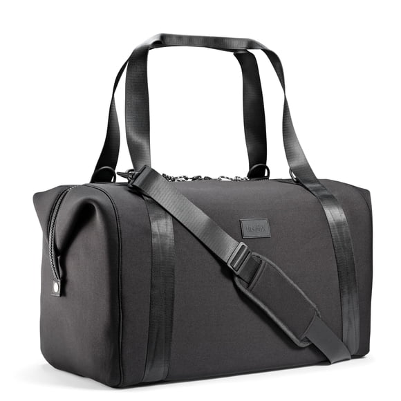 Bolsa de viaje Fit & Fresh de neopreno negro de 19 x 25 x 29 cm