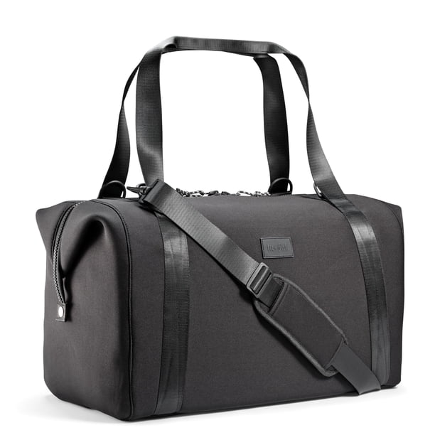 Bolsa de viaje Fit & Fresh de neopreno negro de 19 x 25 x 29 cm