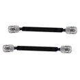 thumbnail image 4 of 2pcs- 20cm RF Coaxial Cable Window/Door Pass Through Flat Cable, SO239 UHF Female to Female Male Con, 4 of 5