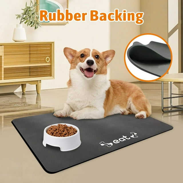 Dog And Cat Bowl Mat For Food And Water Dry Rubber Easy Clean And No Stains Food Mat Suitable For Use With Multiple Fringe Baby Blanket Area Rug for Kids Throw Blanket with Fringe Blankets for Men