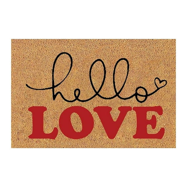 TIMIFIS Valentines Day Tapis de Porte, Valentines Bienvenue Mats Extérieur pour Porte d'Entrée, Paillasson Antidérapant Intérieur Tapis de Sol d'Entrée pour Extérieur Déco Maison