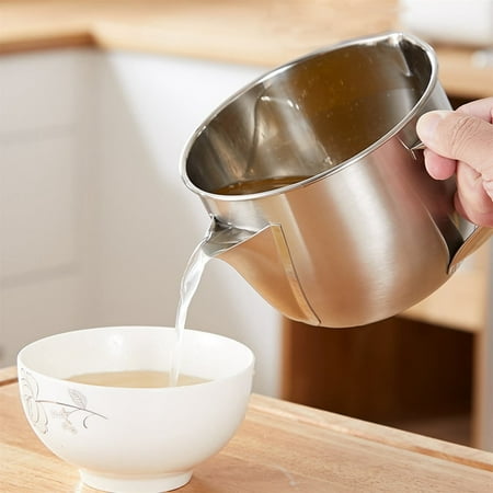 

Zhouqiannn 304 Stainless Steel Household Oil Filter Cup Soup Oil Separation Cup Postpartum Oil Separation Pot Filter Oil Dispenser Kitchen Kitchenware Divider Korean Kitchenware Set Cooker 4 Liter