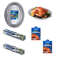 thumbnail image 1 of Set de 2 Charolas Paveras desechable Ekco con 2 Papeles Aluminio y 2 Bolsas para Hornear, 1 of 3