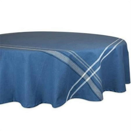 

Nautical Blue French Stripe Tablecloth 70 inch Round
