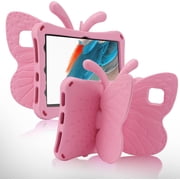 T-Mobile REVVL Tab 2 5G Tablet 10.1 inch 2025 Cute Butterfly Case with Stand for Kids Girl Light Weight EVA Rugged Shockproof Full Cover Kids Friendly Kid Pro Tablet Cover for REVVL Tab2 Pink