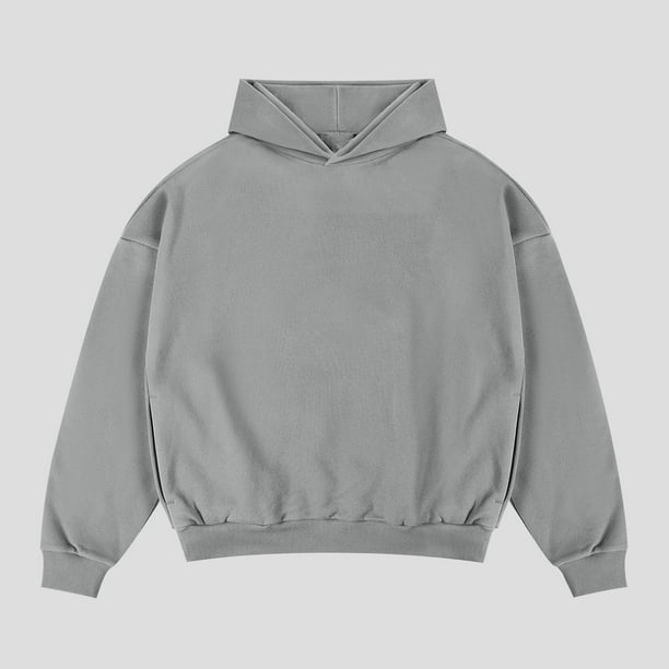 pstuiky camisetas de manga larga para hombre, Sudadera con capucha y hombros caídos de manga larga para hombre camisetas de hombre s