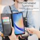 thumbnail image 5 of CaseMe Funda de Cuero For Samsung Galaxy A34 con Bloqueo RFID, Funda For Samsung Galaxy A34 para Mujer y Hombre, Tarjetero con Cierre Magnético, Funda Tipo Folio For Samsung Galaxy A34 de 6,5 Pulgadas, 5 of 11