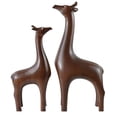 thumbnail image 2 of 2 estatuas de ciervo nórdico, artesanías de la suerte, esculturas de Feng Shui, figuras de animales Marrón, 2 of 9