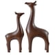 thumbnail image 2 of 2 estatuas de ciervo nórdico, artesanías de la suerte, esculturas de Feng Shui, figuras de animales Marrón, 2 of 9