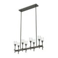 thumbnail image 4 of Alora Lighting Lp314308rc Salita 8 Light 35" Wide Crystal Linear Chandelier - Nickel, 4 of 5