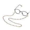 thumbnail image 2 of Cadenas para gafas de sol para mujer, elegante soporte para gafas, cadena, correa para gafas, cordón, cuentas negras, 27,5 pulgadas, 2 of 4