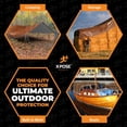 thumbnail image 2 of Lona Ultrarresistente Xpose Safety de 20 mil, 4.8 m x 6 m, Marrón/Blanco, 2 of 8