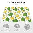 thumbnail image 4 of Dish Drying Mat, Cute Durian Flower Leaves Absorbent Microfiber Kitchen Mat, Heat Resistant Drying Mat Kitchen Counter for Dishes, Utensils, Pots, Pans, Drainer Mats 18x24in, 4 of 7