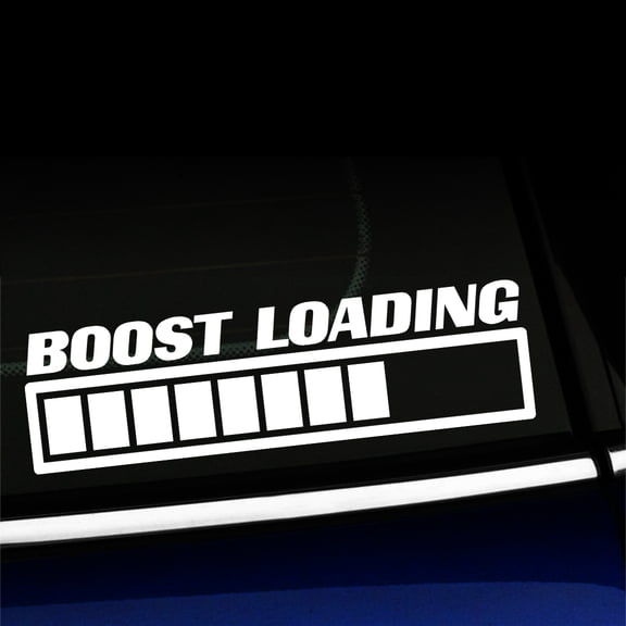 Boost Loading - Vinyl Decal - Choose Color - [WHITE]