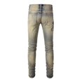 thumbnail image 3 of jeans Brodés de Rue Haute, Déchirés, Nostalgiques, Rétro, Raclant, skinny 6611 LUHAN, 3 of 4