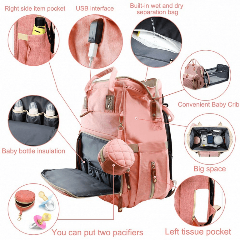 Wish diaper top bag backpack
