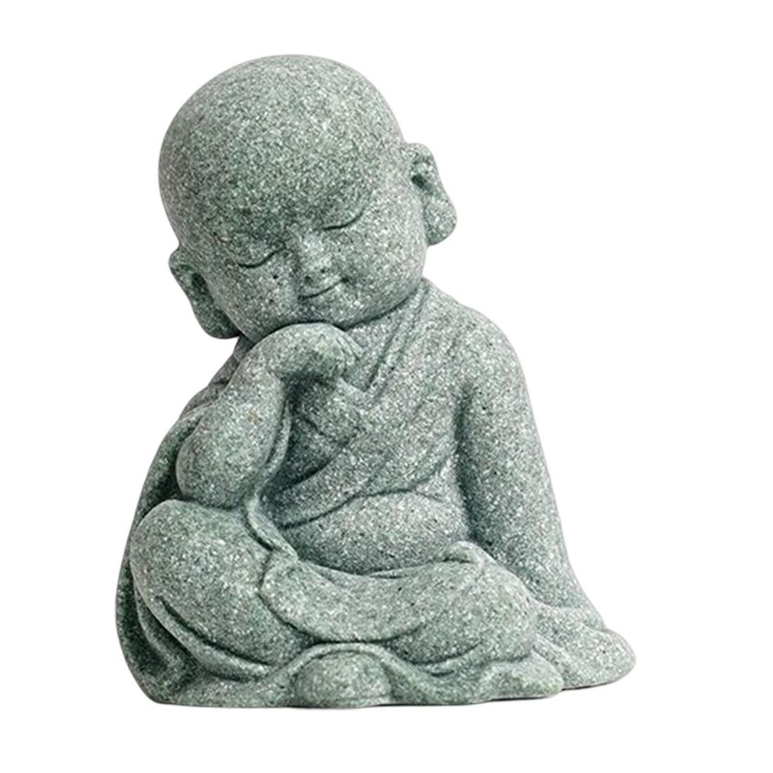 Little Monk Statue Little Monk Figurine Little Cute Monk Figurine