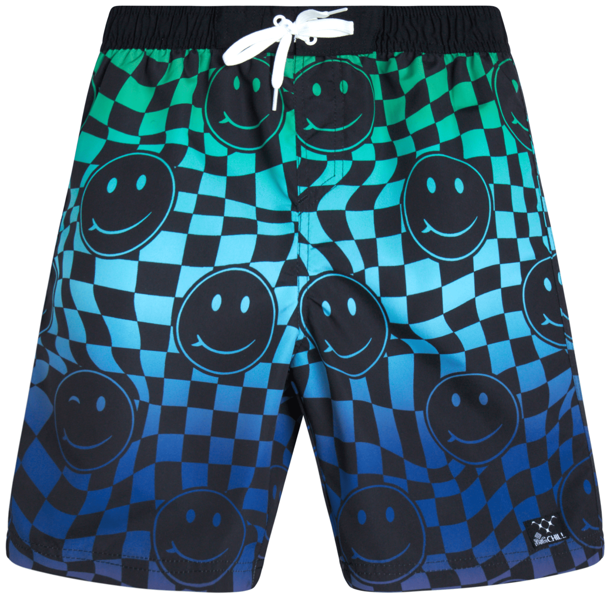 Big Chill Boys' Bathing Suit UPF 50+ Quick Dry Board Shorts Swim