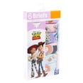 thumbnail image 2 of Character Toddler Girl Briefs Underwear, 6-Pack, Sizes 2T-4T, 2 of 4
