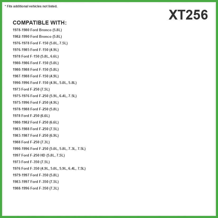 ECOGARD XT256 Premium Professional Automatic Transmission Filter Kit Fits Ford F-150 5.0L 1976-1996, F-250 7.3L 1988-1996, F-250 7.5L 1976-1996