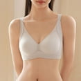 thumbnail image 3 of Ovbmpzd Womens Bra Seamless Push Up Triangle Wireless Bra Smoothing Gray Padded Bra for Women, 3 of 4