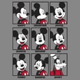thumbnail image 2 of Boy's Mickey & Friends Mickey Mouse All Emotions Grid Performance Graphic Tee Charcoal Heather Large, 2 of 4