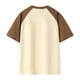 thumbnail image 3 of pstuiky camisetas de manga corta para hombre, Camisas casuales de manga corta raglán con cuello redondo y diseño conciso con bloques de color para hombre camisetas de hombre l, 3 of 4