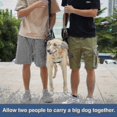 thumbnail image 3 of Dog Carry Sling, Emergency Backpack Pet Legs Support Rehabilitation Dog (black) Lift Harness For Nail Trimming, Dog Carrier, 3 of 5