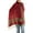 Burgundy, variant on Women's Pashmina Shawl Wrap Border Pattern Double Layered Scarf Burgundy