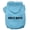 Baby Blue, variant on Pet Dog Cat Hoodie Screen Printed, "Security"