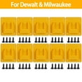 thumbnail image 1 of 10 Pcs pour Support d'Outil de Perceuse 18V Dewalt sur Support Mural Rangement Présentoir Perforatrice Support Étui Accessoires, 1 of 4