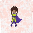 thumbnail image 4 of Inktastic African American Girl, Superhero Girl, Purple Cape Girls Toddler T-Shirt, 4 of 5