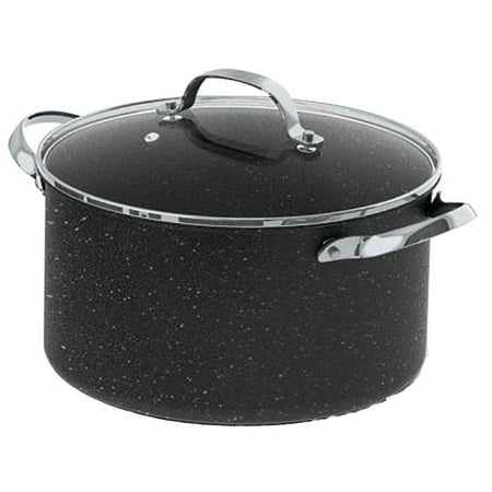 

The Rock By Starfrit® 6-quart Stockpot/casserole With Glass Lid & Stainless Steel Handles