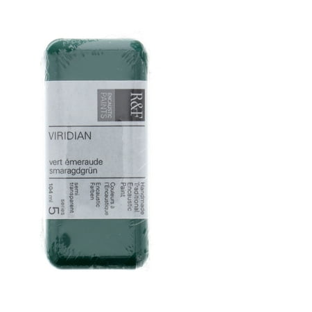 UPC: 0836943001558 | R&F Handmade Paints Encaustic Paint Cake  104ml  Viridian