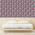 thumbnail image 3 of Ambesonne Floral Peel & Stick Wallpaper for Home, Abstract Modern Roses Print, 13"x36", Coral Grey and Sea Blue, 3 of 5