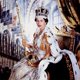 thumbnail image 2 of Cuadros Decorativos Kits de pintura de diamantes 5D DIY Taladro cuadrado completo Reina de Inglaterra Imagen de mosaico Ehuebsd embutido en tela, 2 of 9