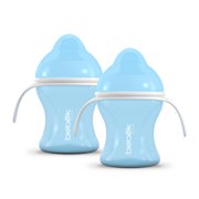 Bebek® 5 oz Baby Sippy Cup Flexible Spout with Handles, BPA-Free Blue ( Pack of Two)