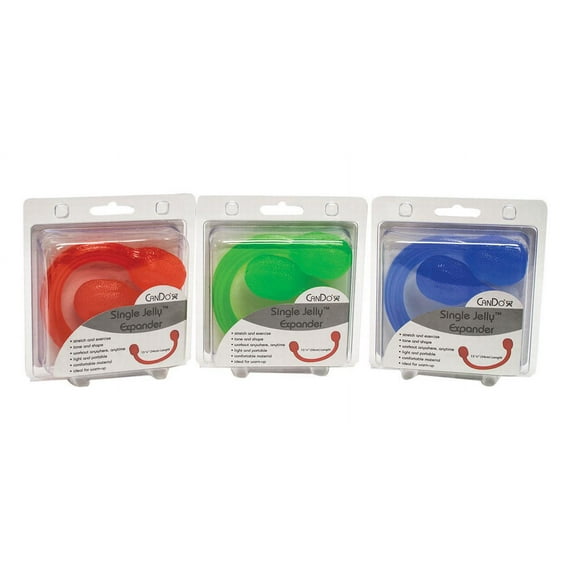 CanDo Jelly 1-tube exerciser 3 piece set (red, green, blue)