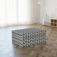 thumbnail image 3 of Hearts Foldable Mattress, Geometric Polygonal Design, 74.8" x 35.4", Grey White, by Ambesonne, 3 of 6