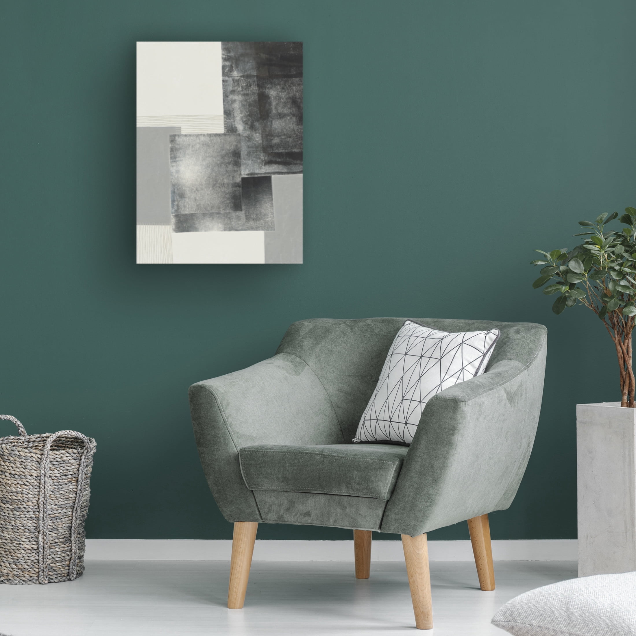 Trademark Fine Art Alisa Galitsyna  Monochrome blocks 1 Canvas Wall Art