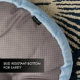 thumbnail image 5 of NICOLE MILLER NEW YORK PET Kendall Fluted Geo Cozy Slipper Cave Pet Bed, Cozy & Calming, Water Repellent, Non-Slip Bottom, Machine Washable, Blue, Small 22"x17"x11", 5 of 12