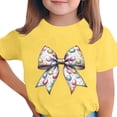 thumbnail image 1 of Manga Corta Crop Top para Niños Niños Pascua Impresa Cuello Redondo Casual Camiseta Tee para 3-14 Años, 1 of 5