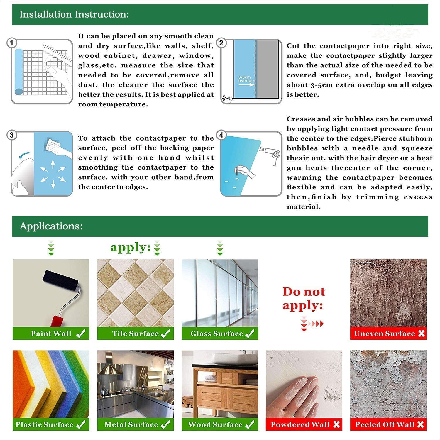 BSHAPPLUS® 17.7in x 33ft wallpaper,Stone Peel and Stick Wallpaper,Brick Self Adhesive Removable Wallpaper,Contact Paper for Bathroom Kitchen Walls,48.7 sq. ft.