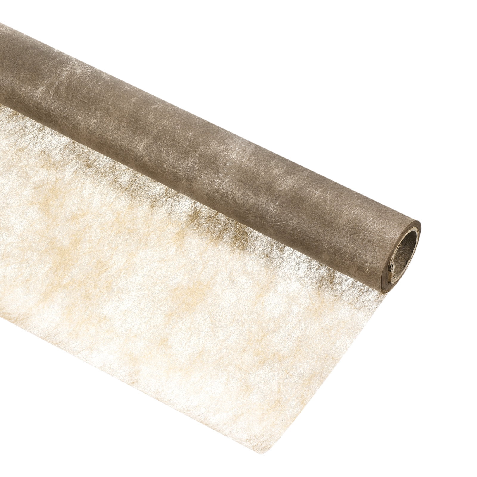 Unique Bargains 30ft Flower Wrapping Paper Bouquet Waterproof Packaging Cotton Gold